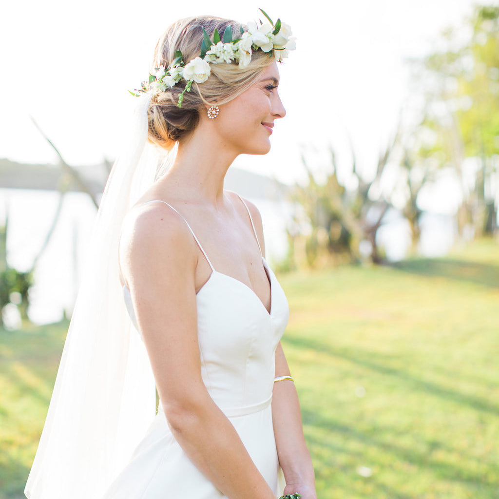 Sophie's Blue and White Caribbean Wedding